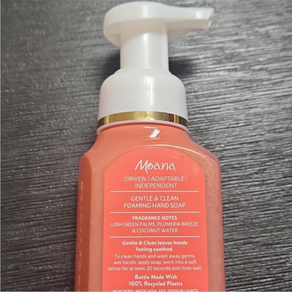 Disney Princess Moana Red Foaming Hand Soap No Longer In Stores or Online